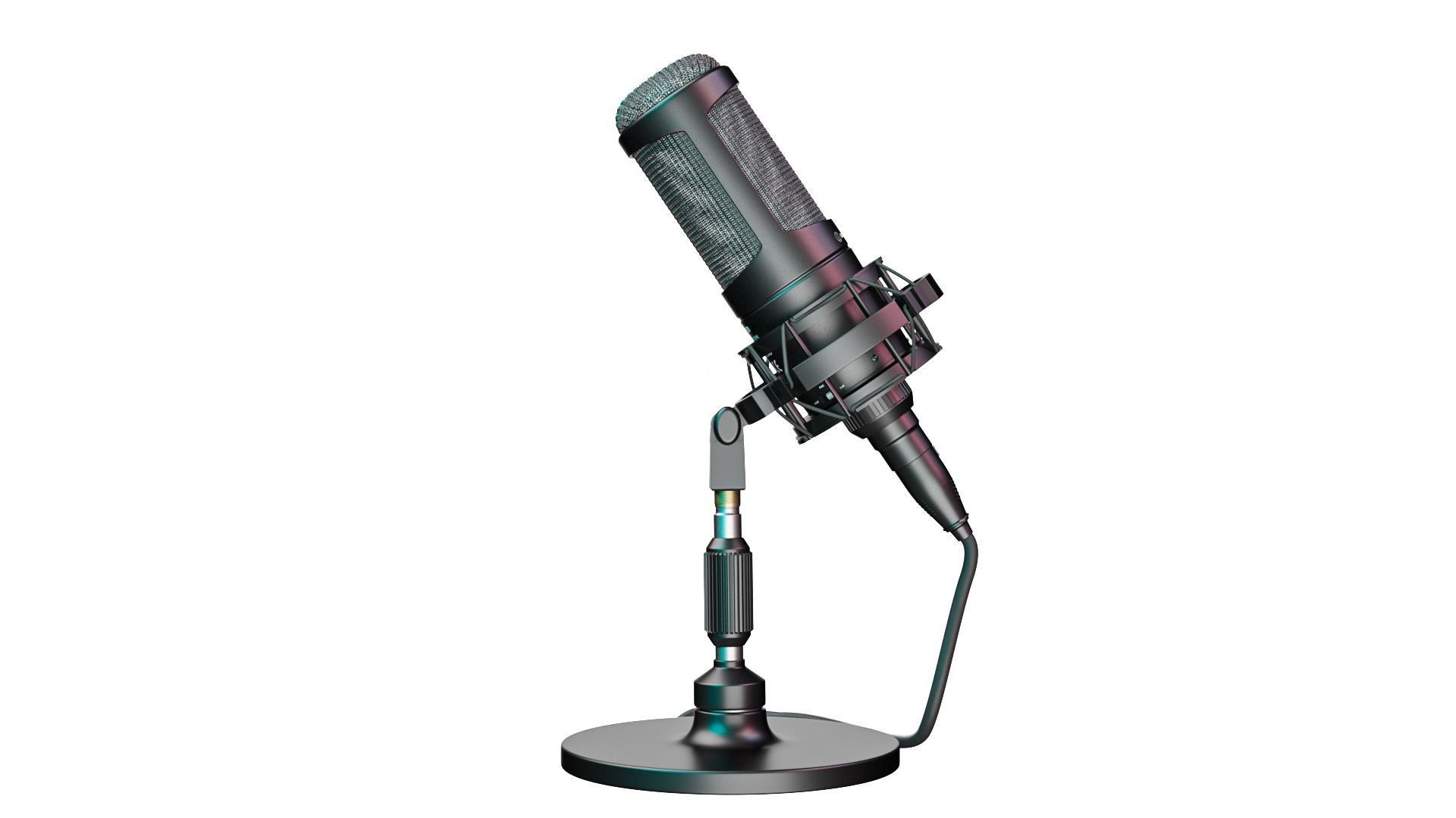 Audio-technica AT2050 condenser microphone recording microphone 3D model_24
