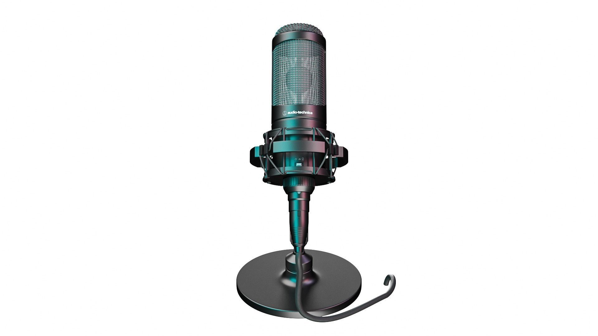 Audio-technica AT2050 condenser microphone recording microphone 3D model_1
