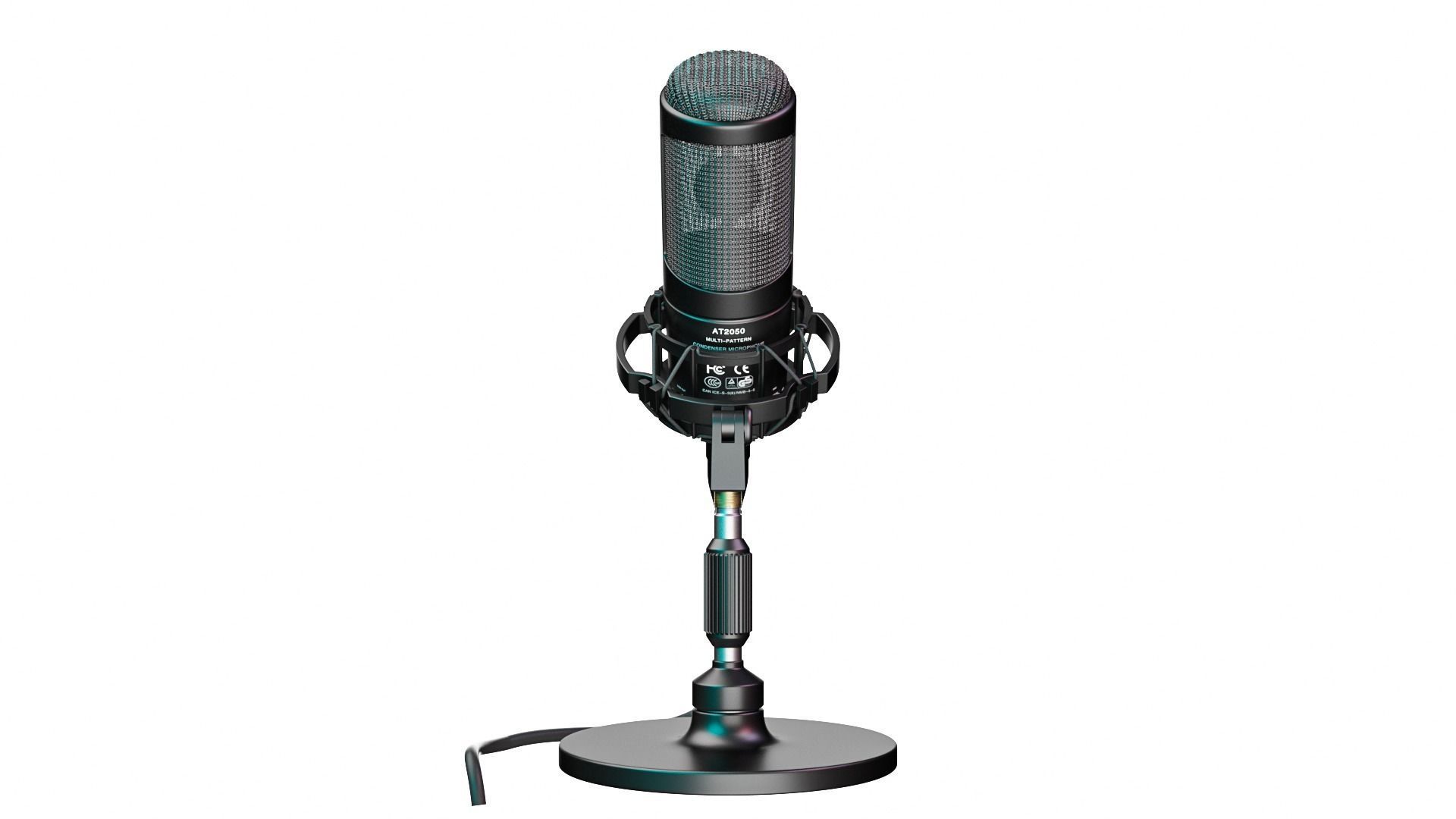 Audio-technica AT2050 condenser microphone recording microphone 3D model_29