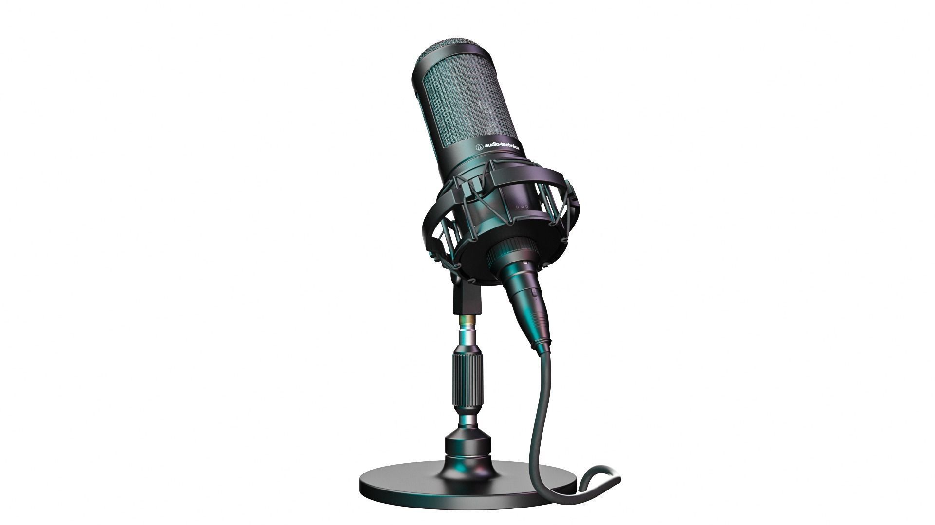 Audio-technica AT2050 condenser microphone recording microphone 3D model_20