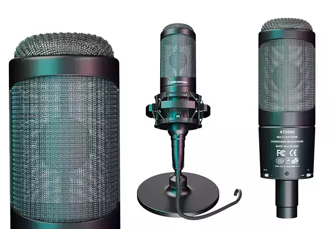 Audio-technica AT2050 condenser microphone recording microphone