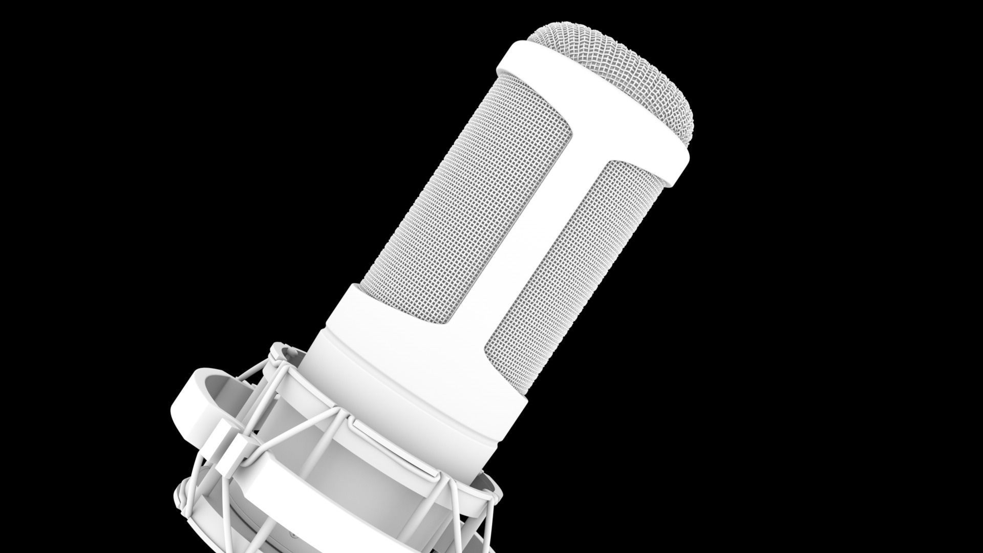 Audio-technica AT2050 condenser microphone recording microphone 3D model_9