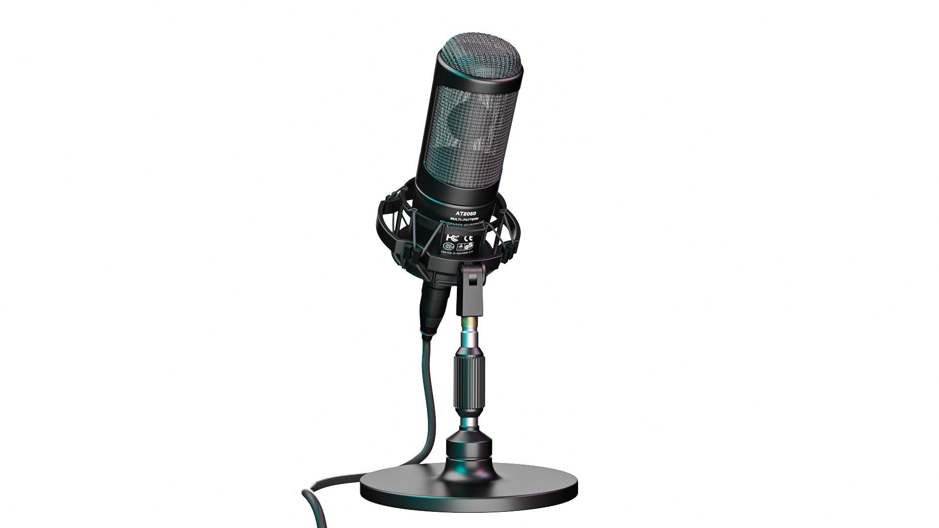 Audio-technica AT2050 condenser microphone recording microphone 3D model_32