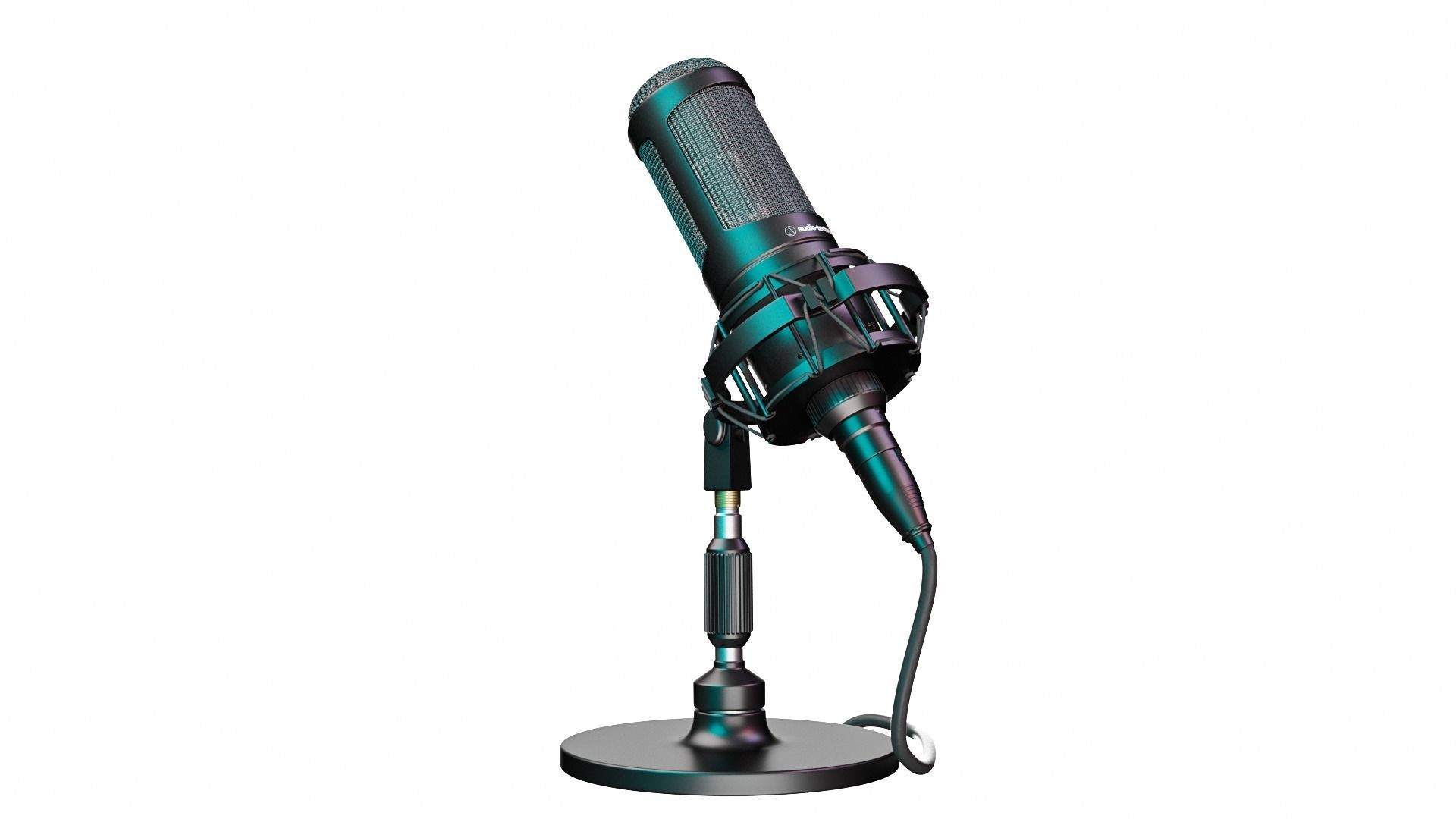 Audio-technica AT2050 condenser microphone recording microphone 3D model_22