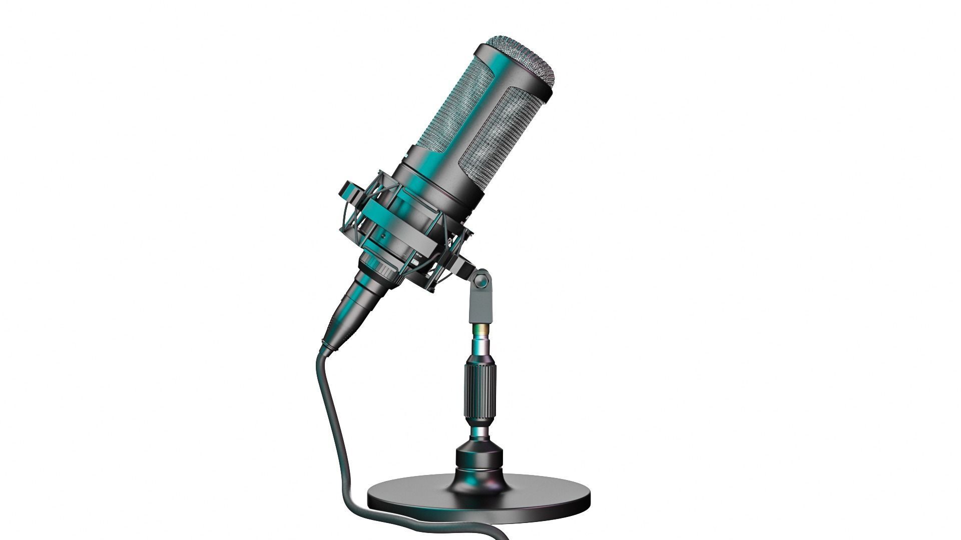 Audio-technica AT2050 condenser microphone recording microphone 3D model_33