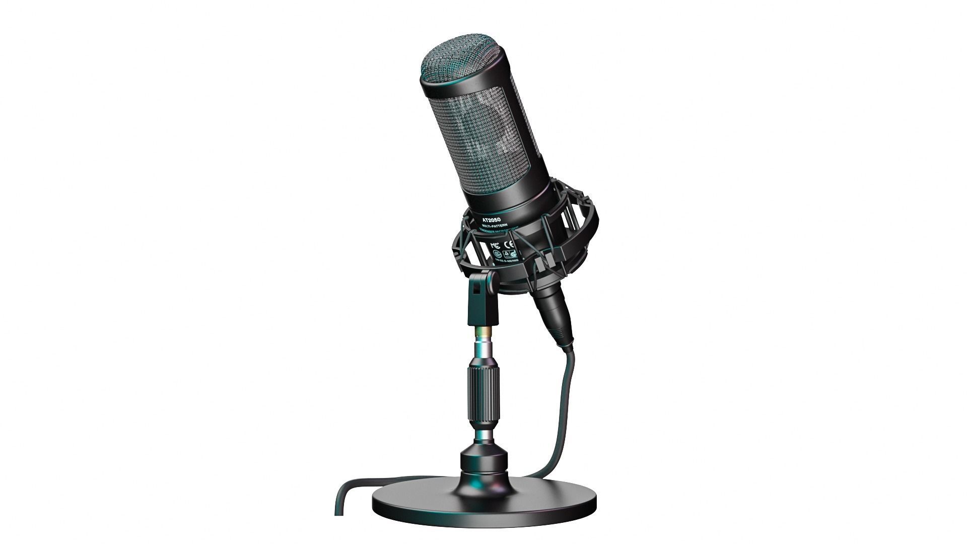 Audio-technica AT2050 condenser microphone recording microphone 3D model_30