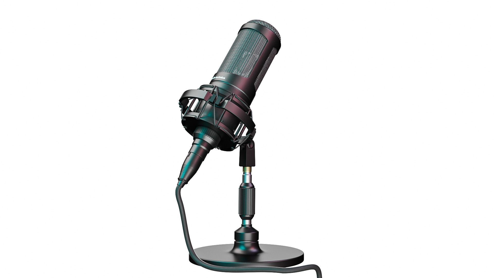 Audio-technica AT2050 condenser microphone recording microphone 3D model_37