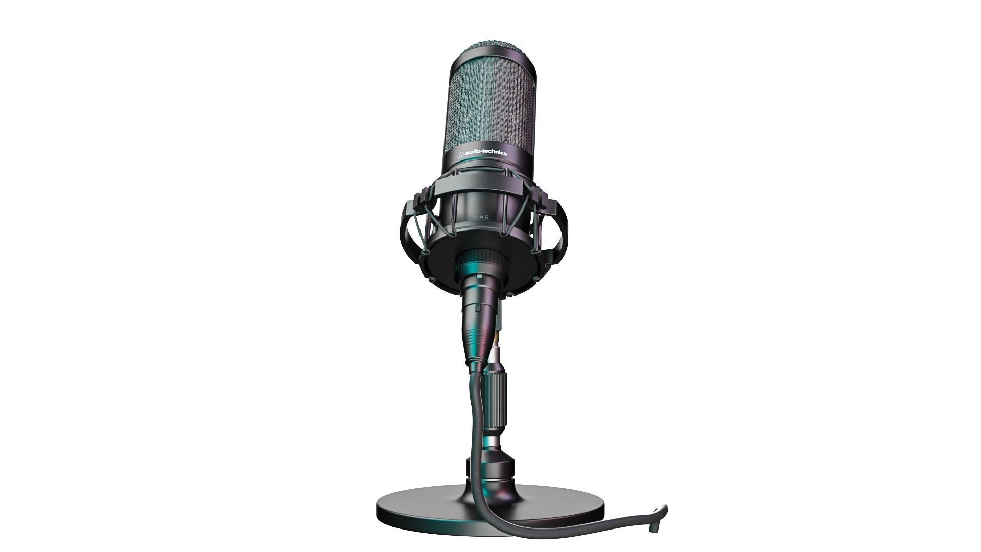 Audio-technica AT2050 condenser microphone recording microphone 3D model_43