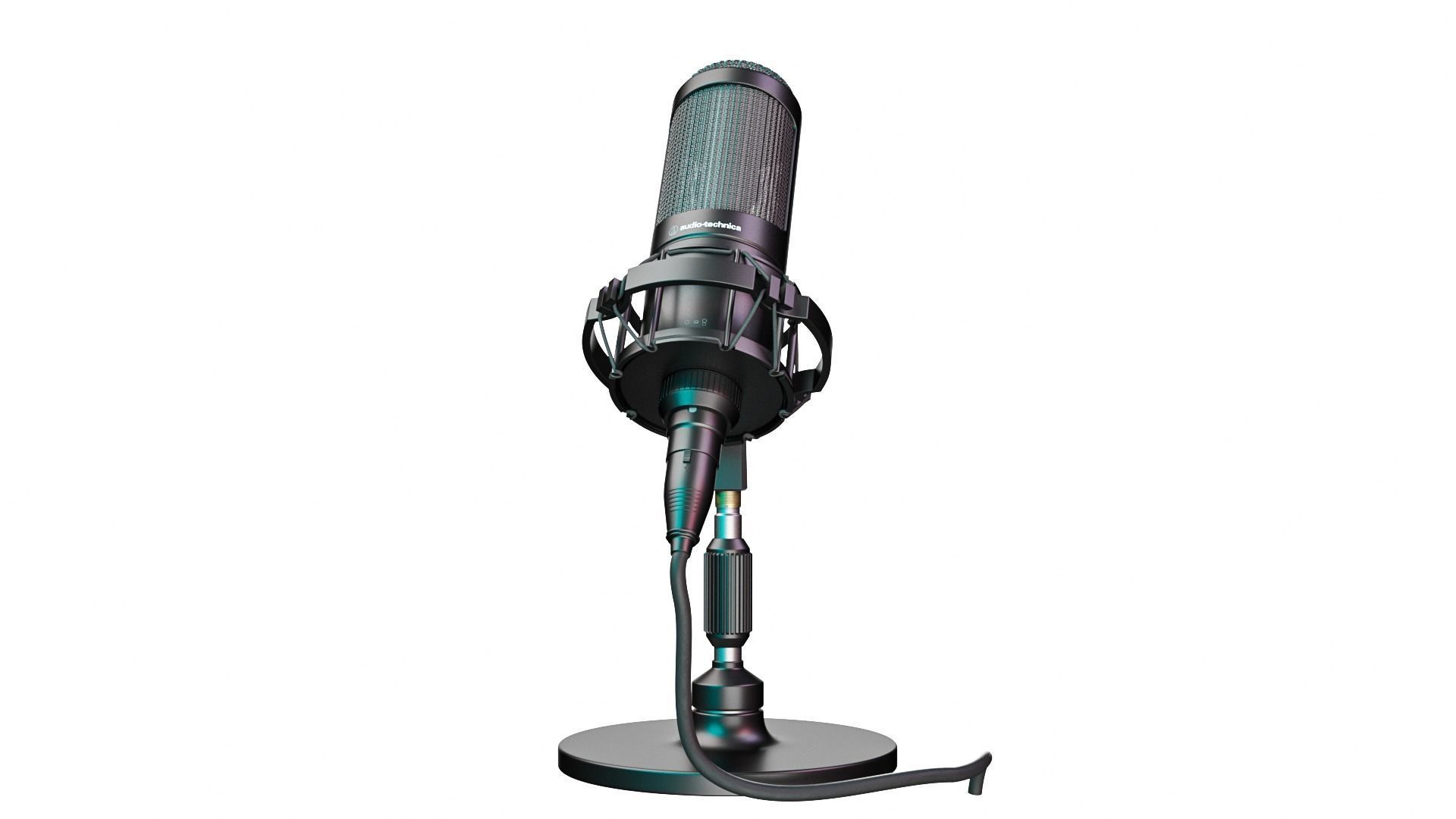 Audio-technica AT2050 condenser microphone recording microphone 3D model_41