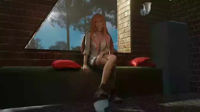 Marin Kitagawa Fan Art - Free Free low-poly 3D model