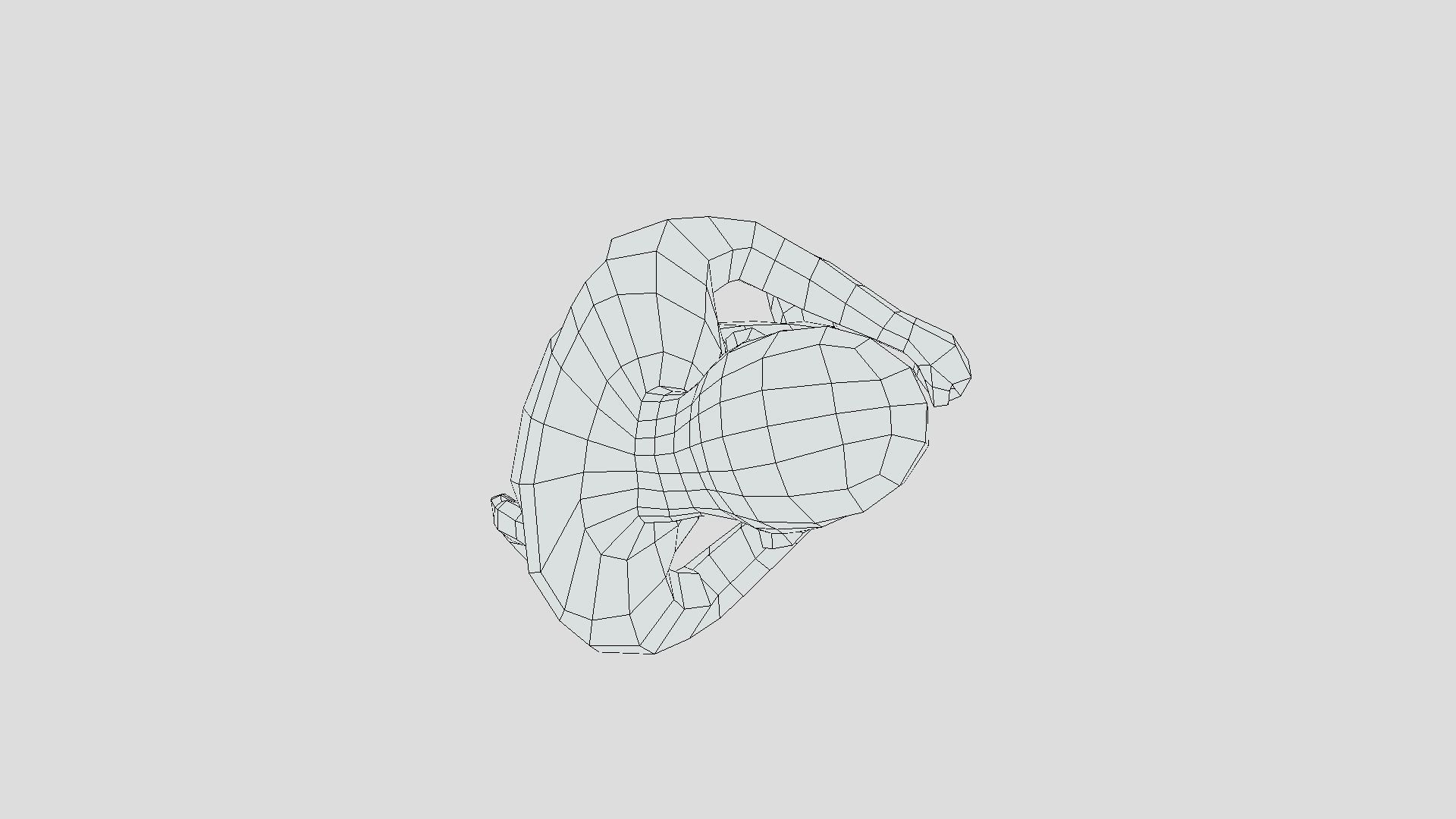 Low Poly Boxing Kid Low-poly 3D model_17