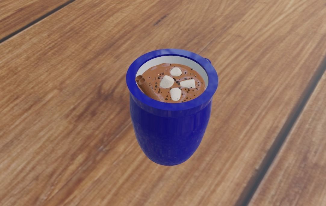 Hot Cocoa 3D model_2