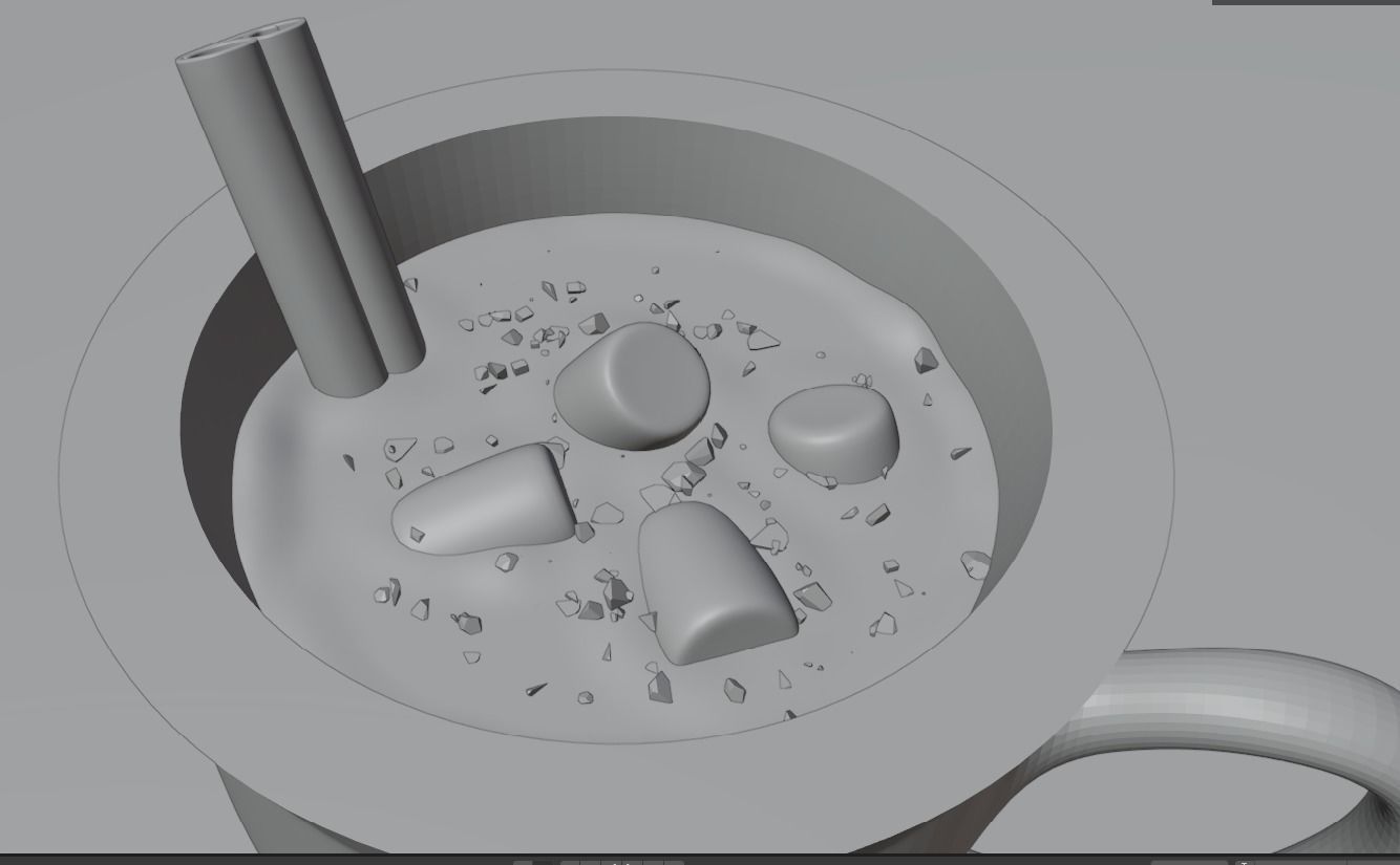 Hot Cocoa 3D model_9