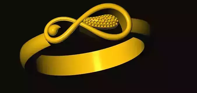 rings gold ring with infinity symbol