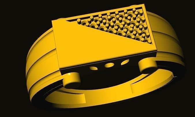rings ring 3D print model