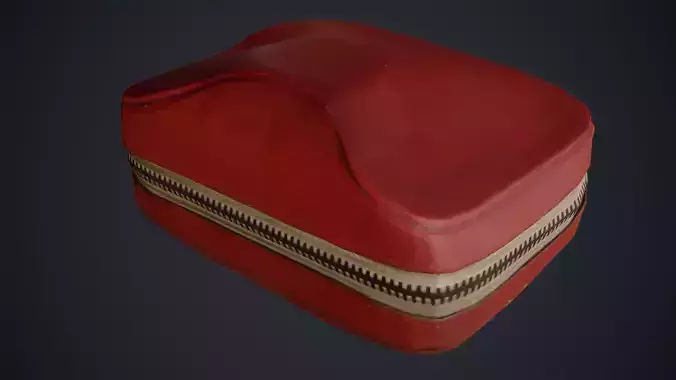 Old Camera Bag - PBR Model