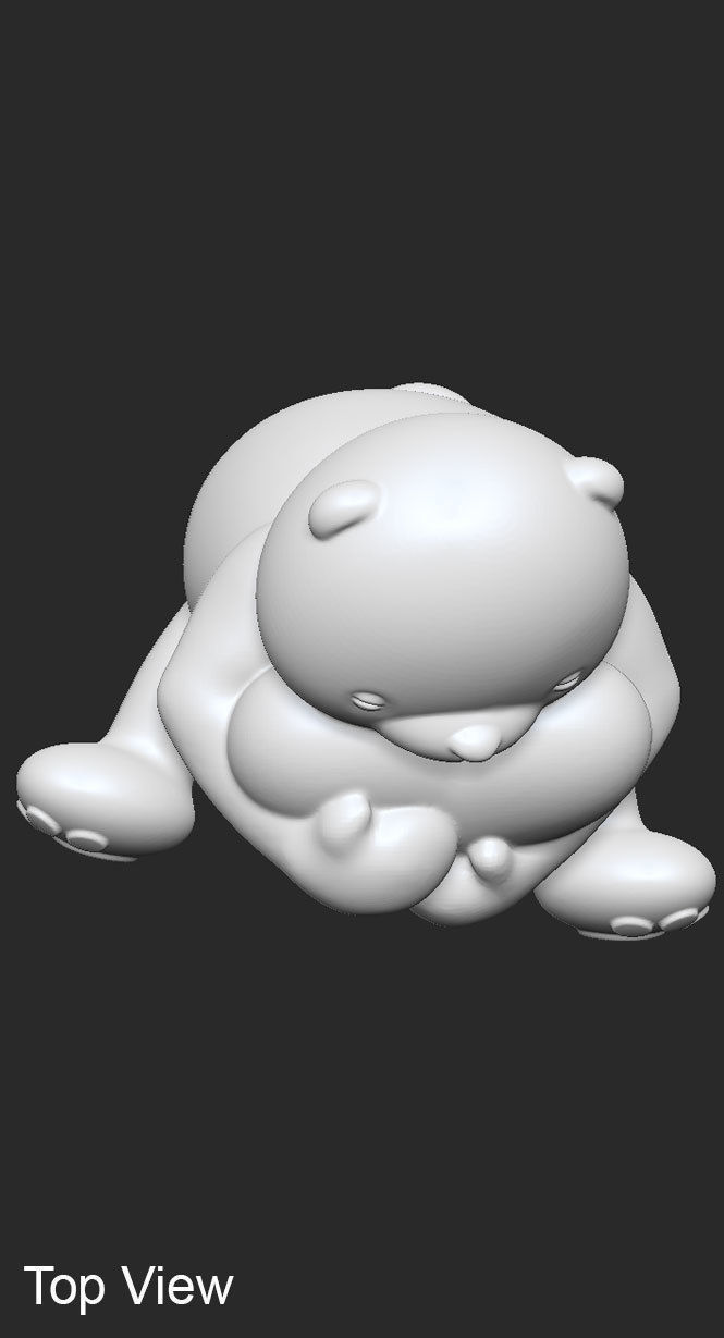 Cute Bear 3D print model_6