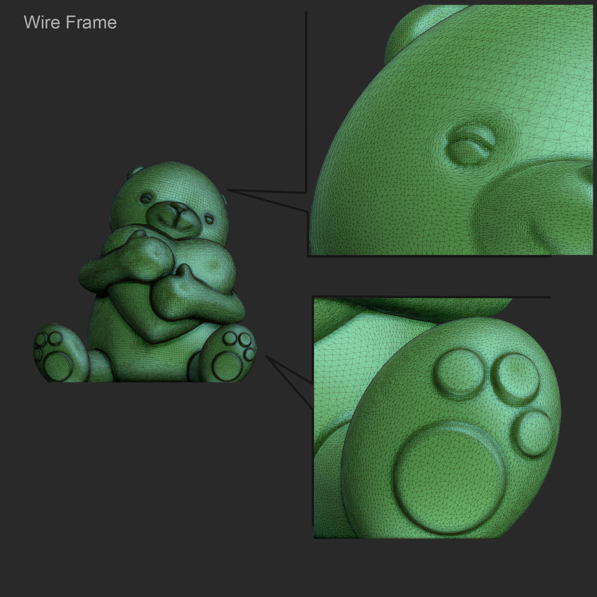 Cute Bear 3D print model_8