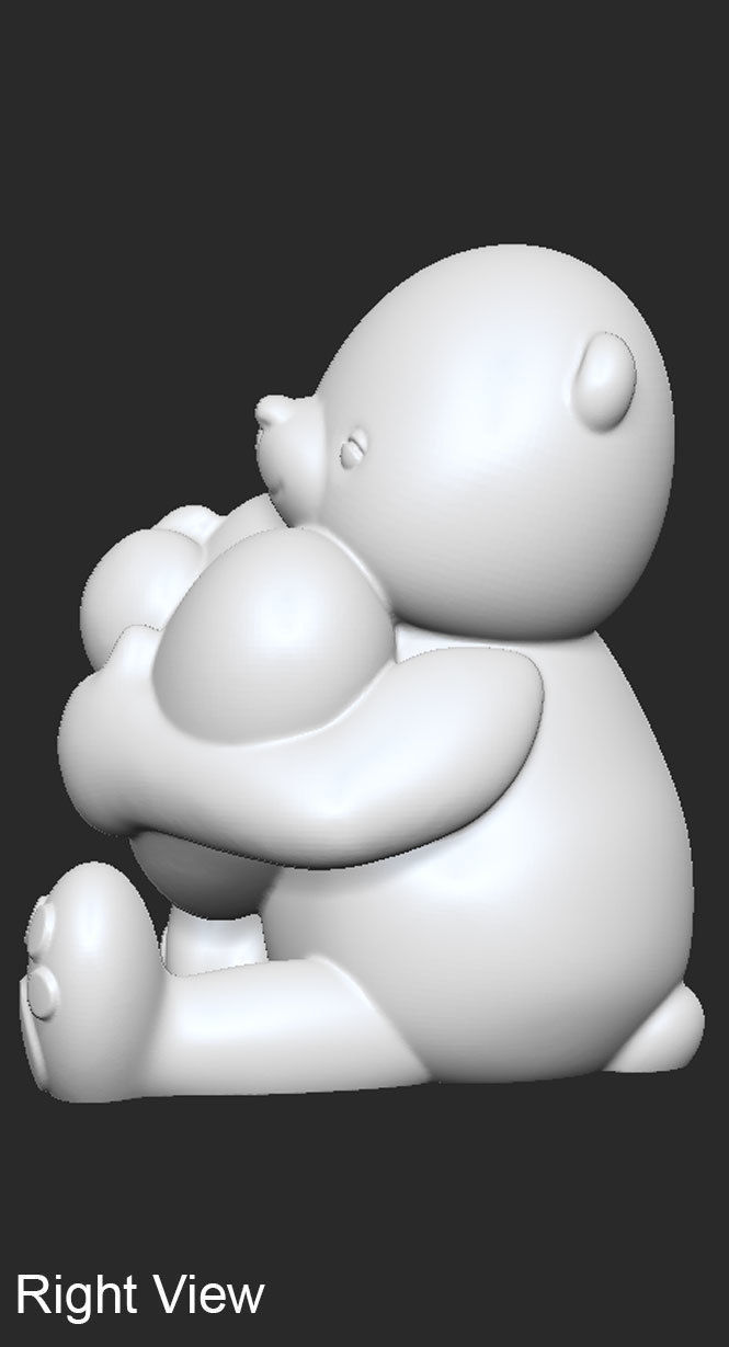 Cute Bear 3D print model_5