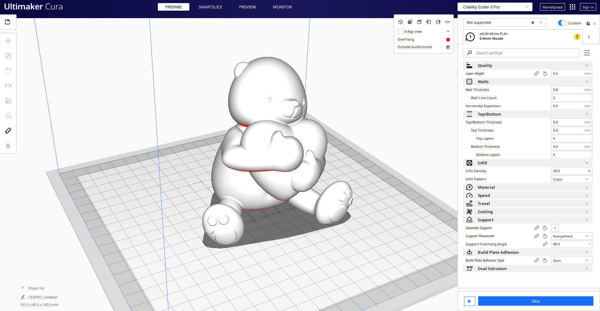 Cute Bear 3D print model_10