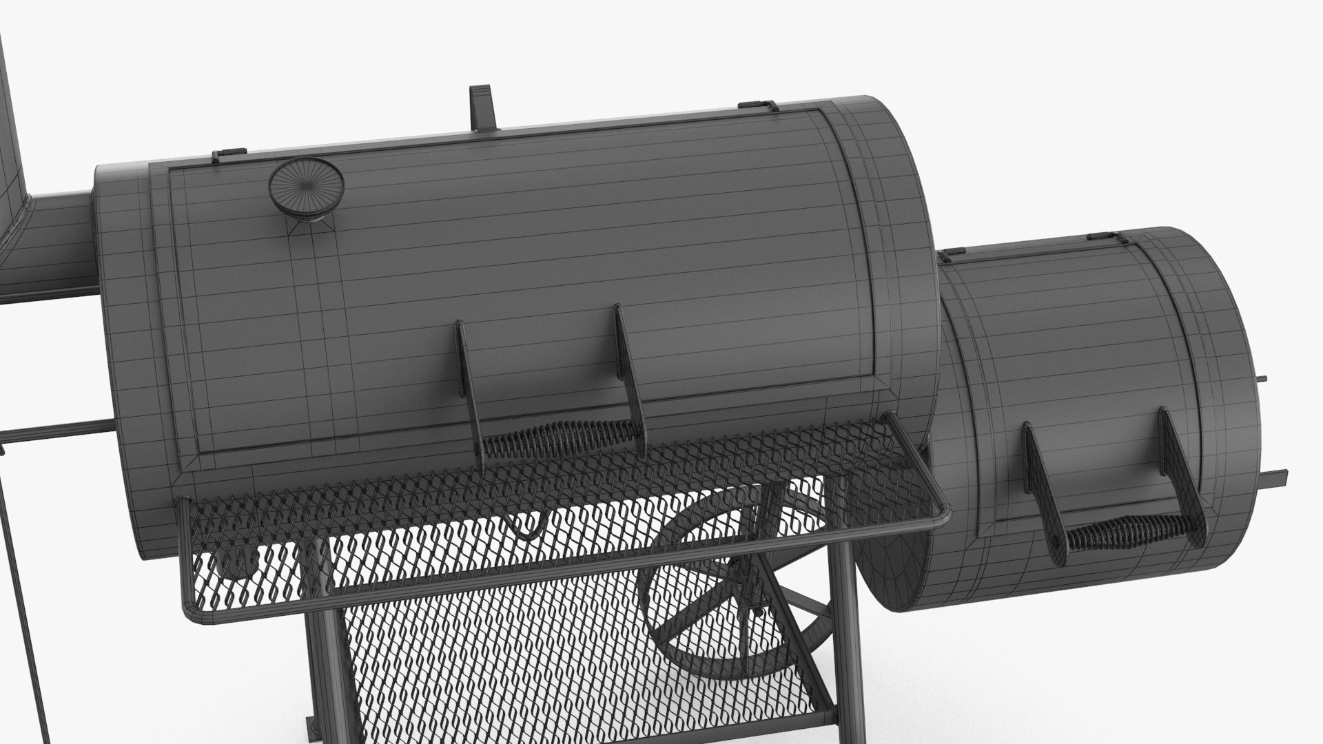 BBQ Grill  v1 Low-poly 3D model_19