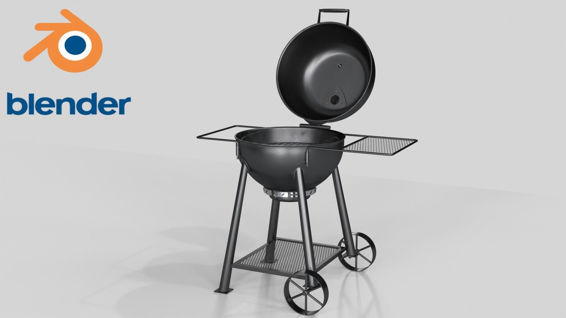 BBQ Grill  v1 Low-poly 3D model_5