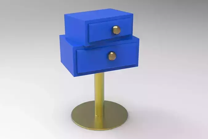 Side Table with Drawers