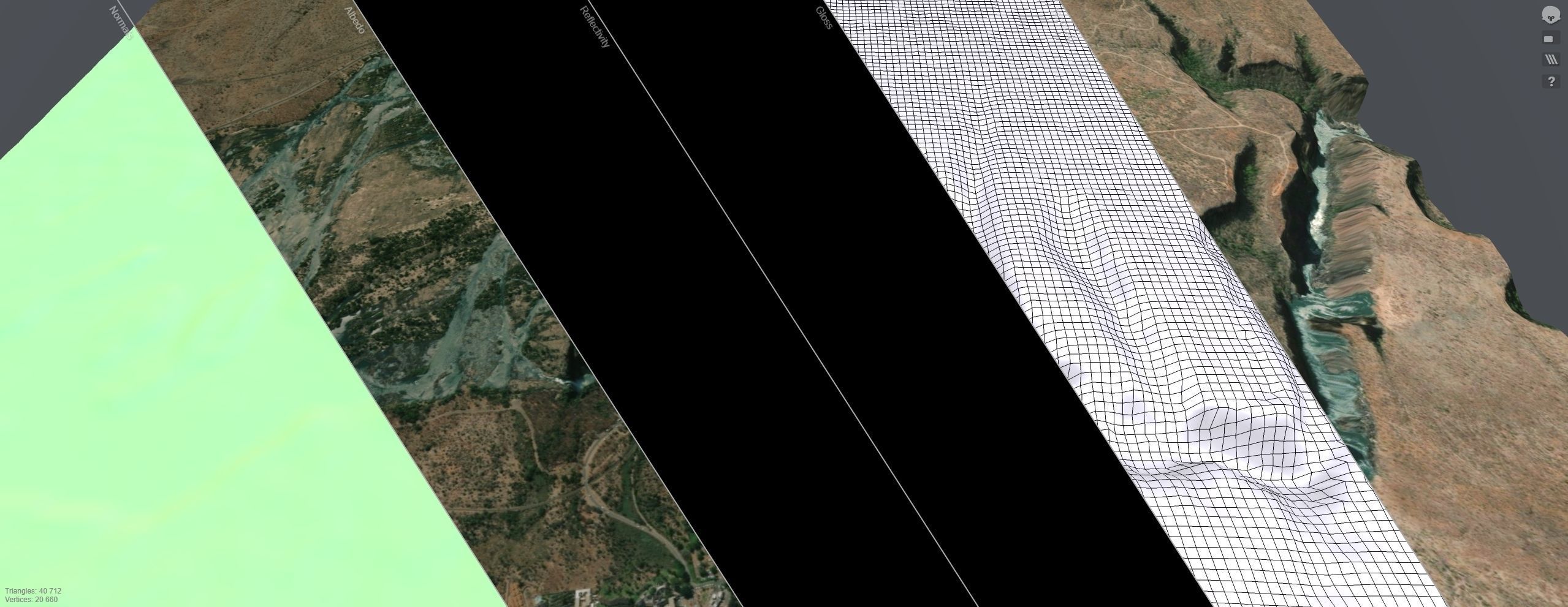 Landscape Victoria Falls 3D model_11