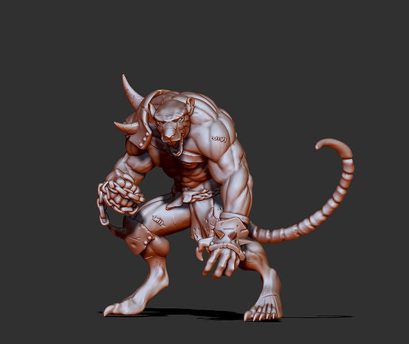 Big mouse - 55 mm 3D print model