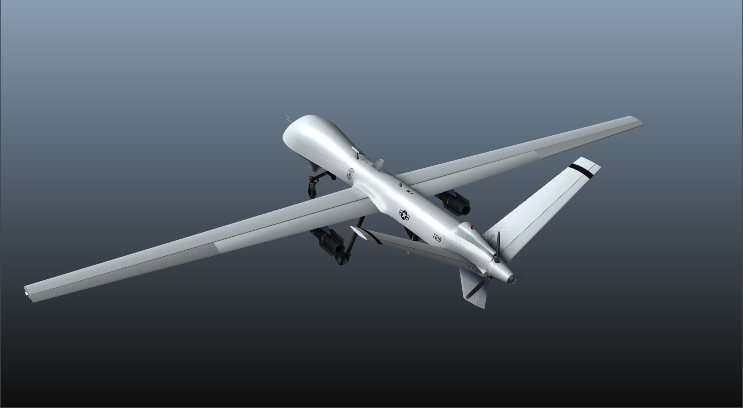 General Atomics MQ 9 Predator Reaper 3D model_8