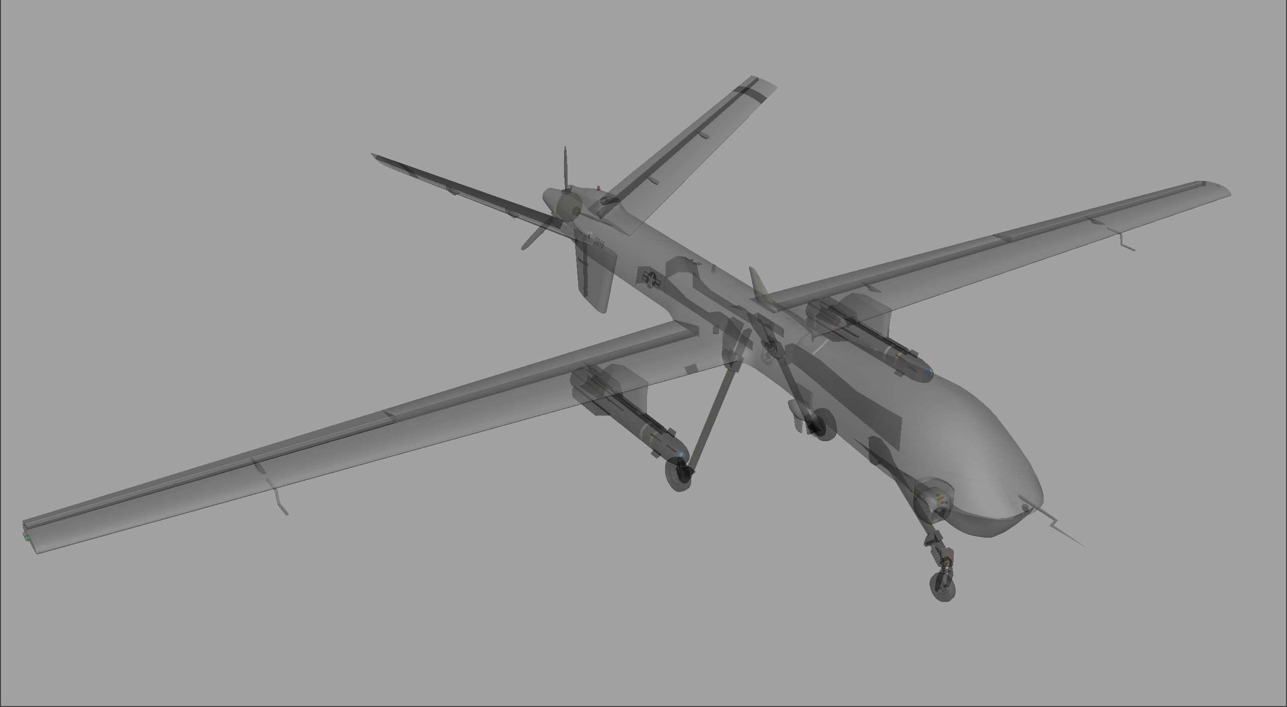 General Atomics MQ 9 Predator Reaper 3D model_3