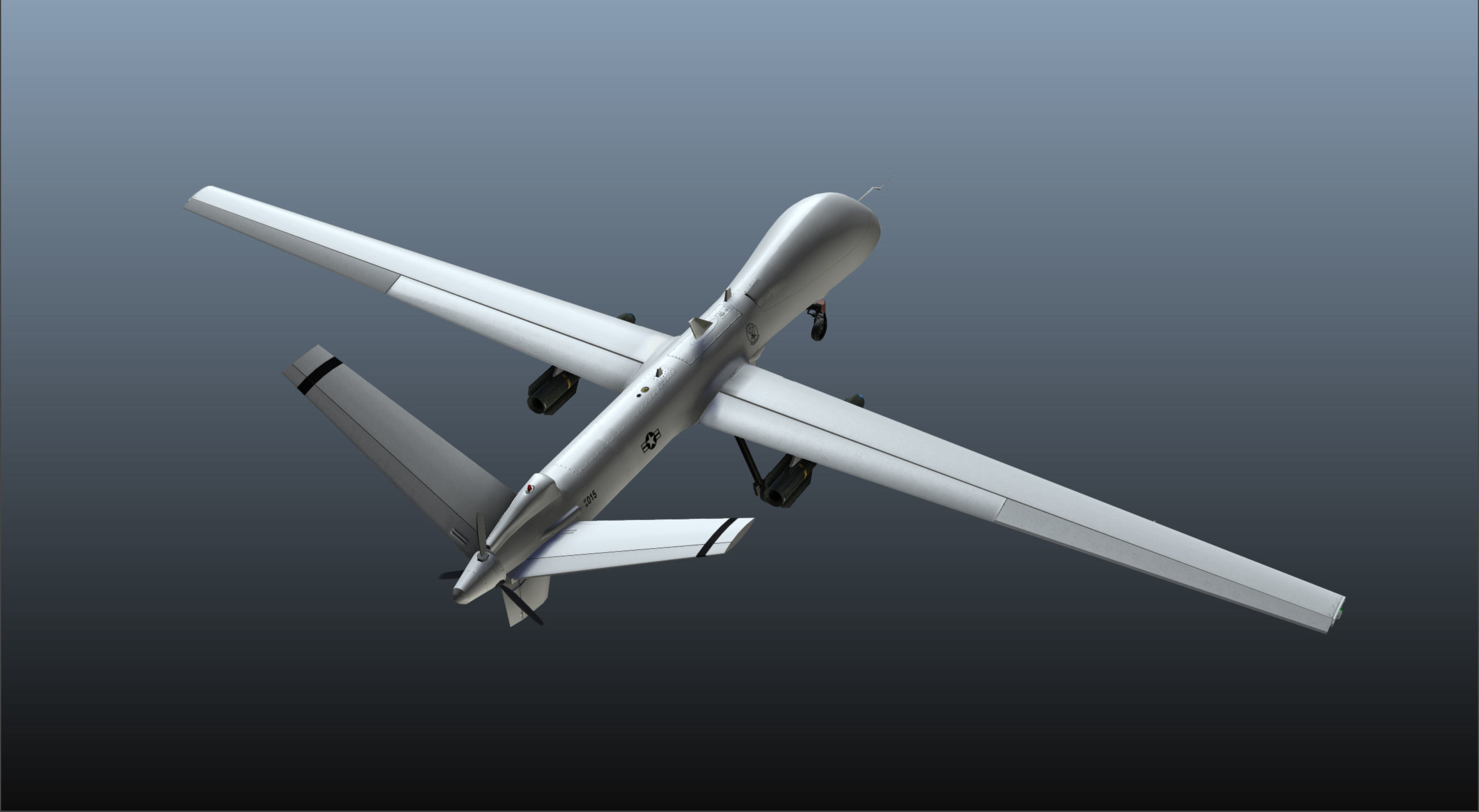 General Atomics MQ 9 Predator Reaper 3D model_7
