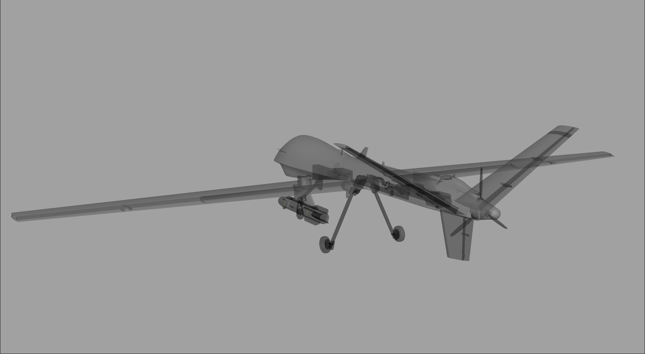 General Atomics MQ 9 Predator Reaper 3D model_2