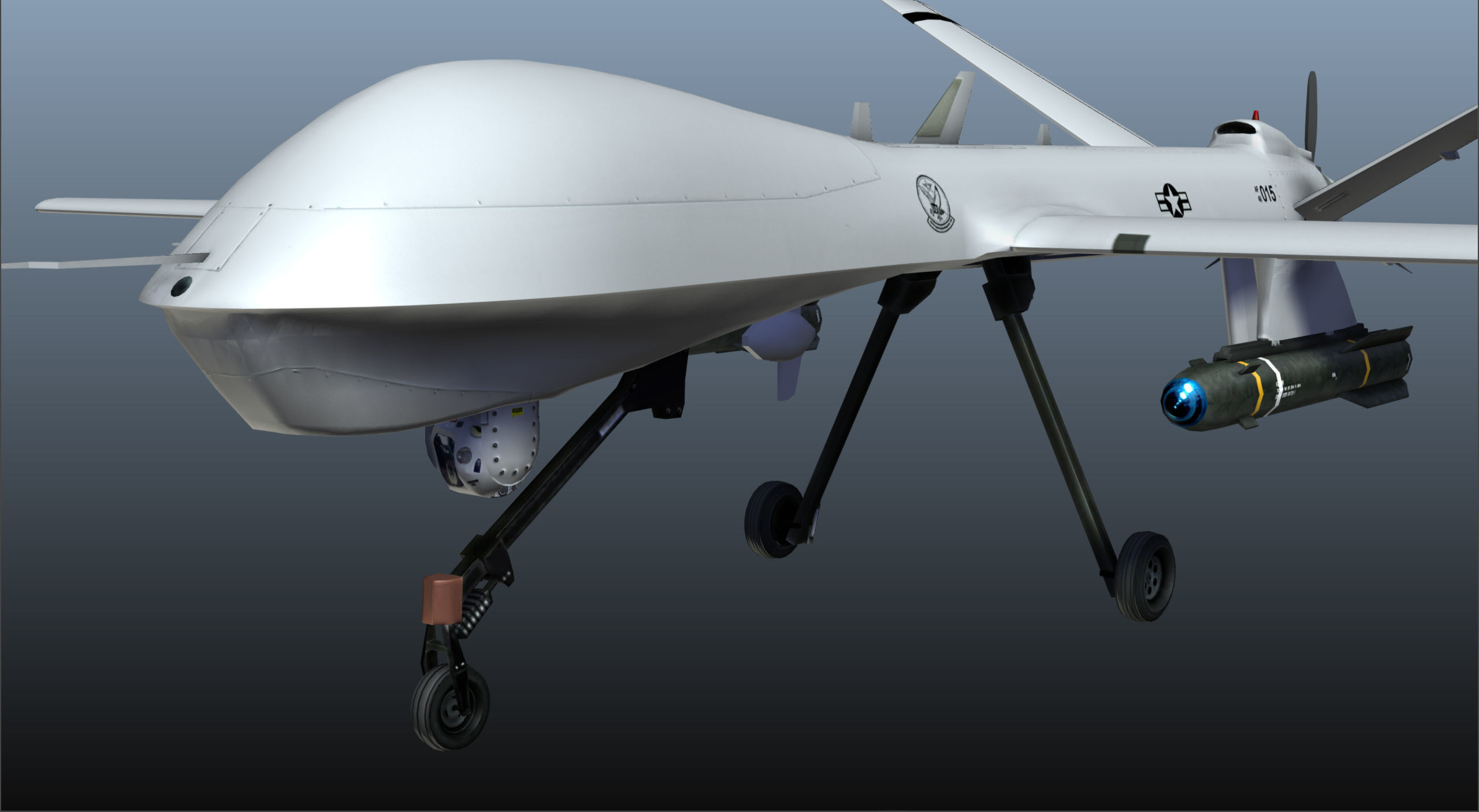 General Atomics MQ 9 Predator Reaper 3D model_16