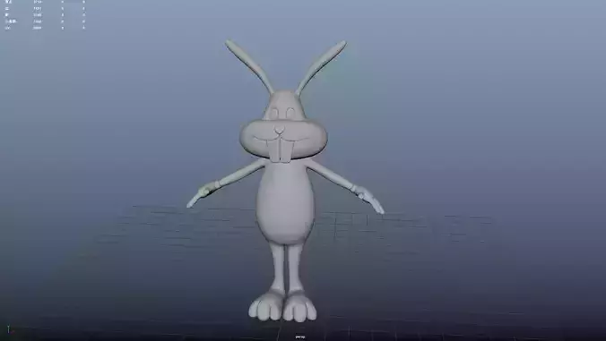 cartoon rabbit anthropomorphic qute cuddling bunny  metaverse