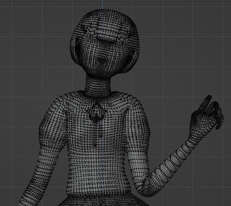 3d print Anime little girl Free 3D print model_4