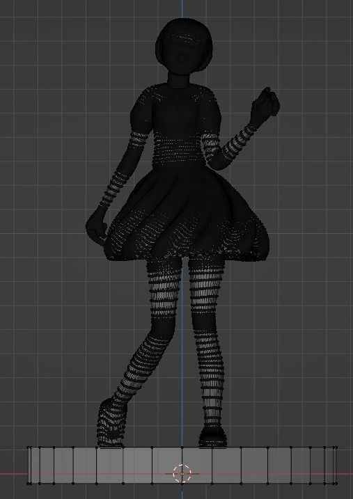 3d print Anime little girl Free 3D print model_5