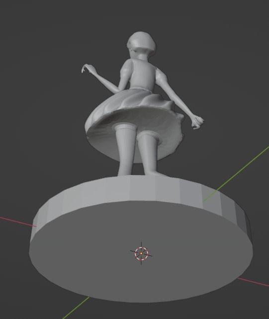 3d print Anime little girl Free 3D print model_3