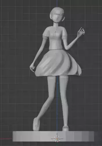 3d print Anime little girl
