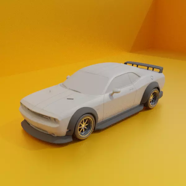 DODGE CHALLENGER BODY KIT - 09SEPT-01 3D print model_0
