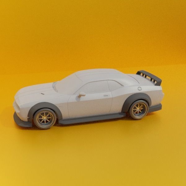 DODGE CHALLENGER BODY KIT - 09SEPT-01 3D print model_1