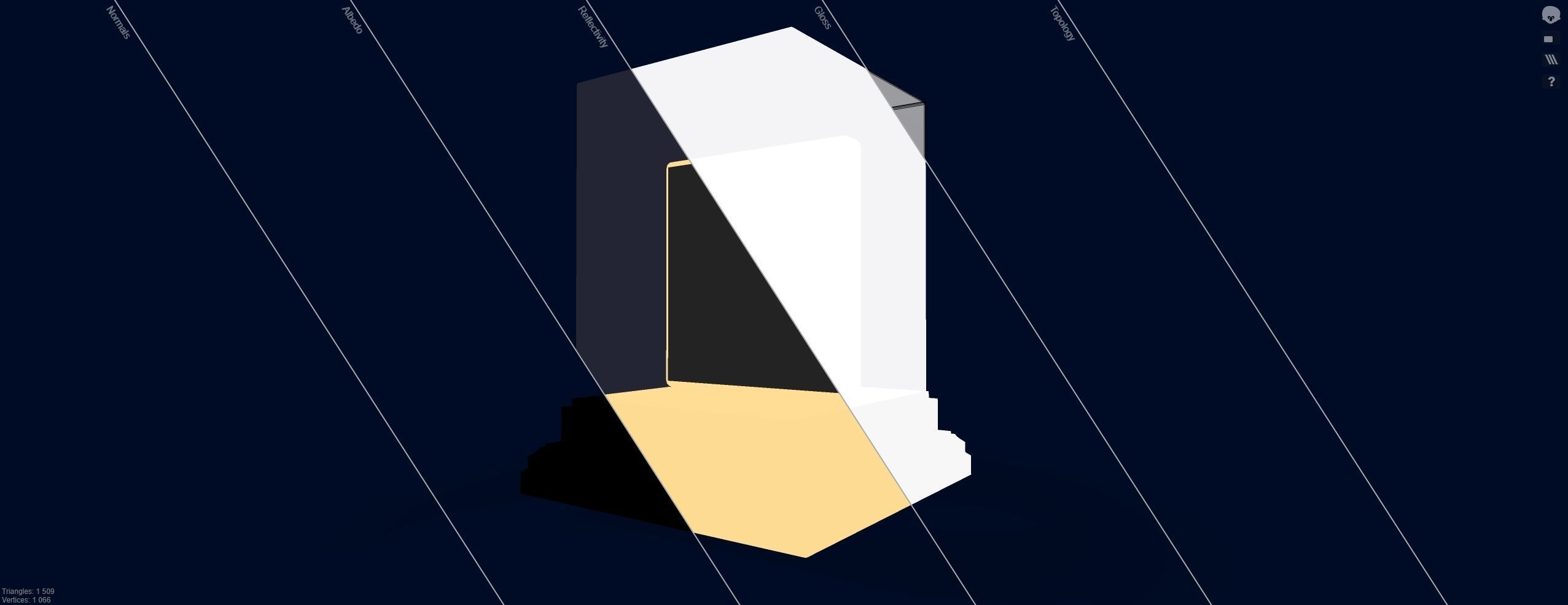 Hape Beast 5 Gold Club Low-poly 3D model_15