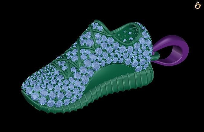 pendant adidas yeezy boost 3D print model