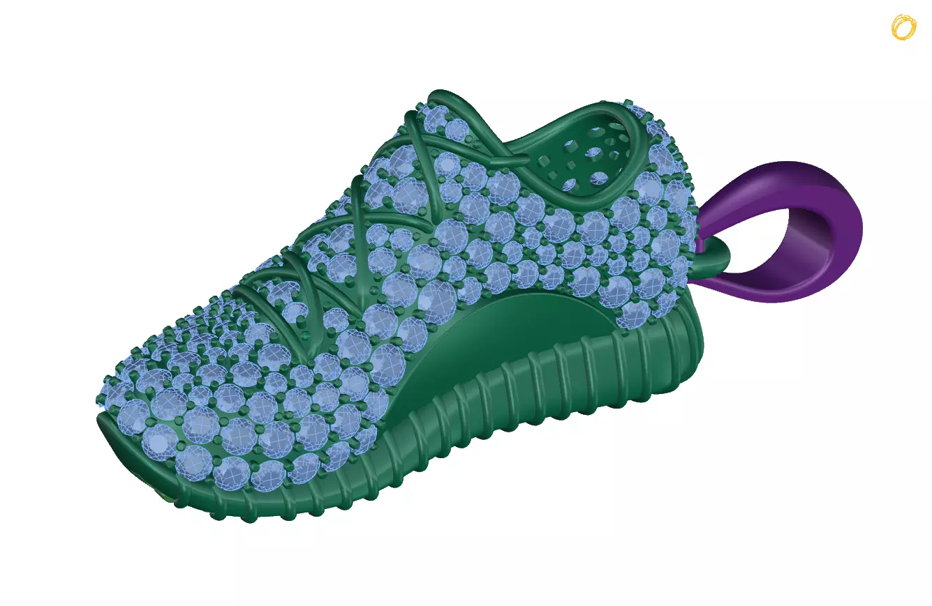 pendant adidas yeezy boost 3D print model_0