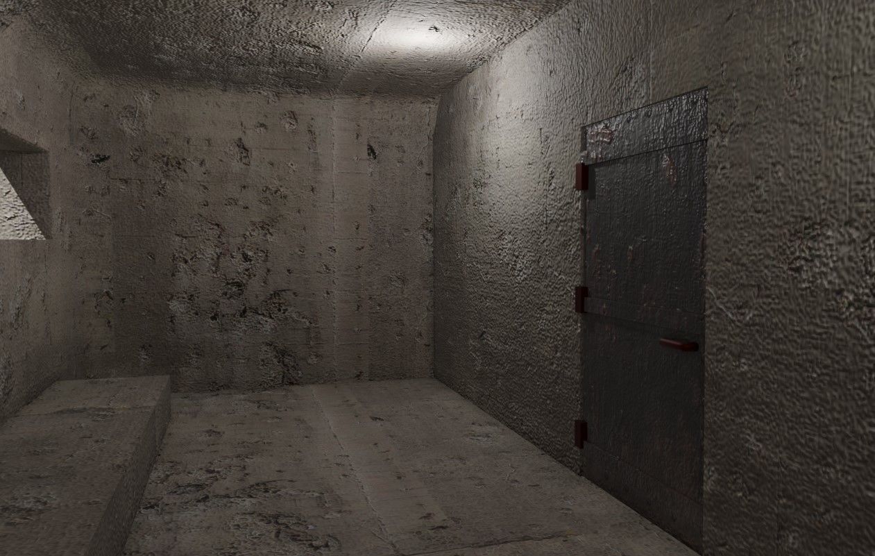 Bunker and Sand Bags - World War 3D model_7