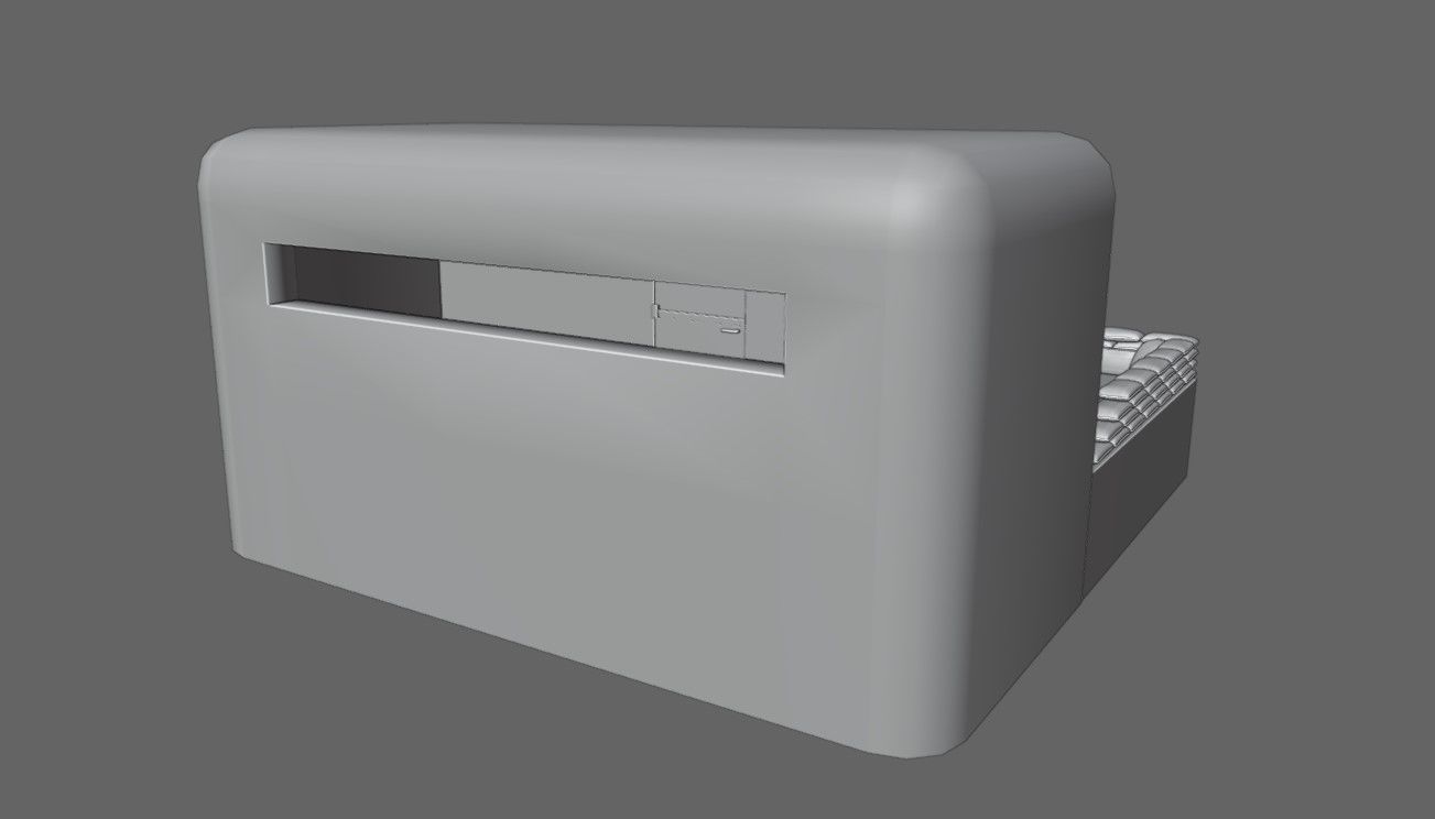 Bunker and Sand Bags - World War 3D model_23