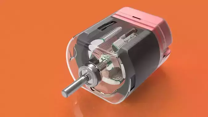 Dc motor 3D print model
