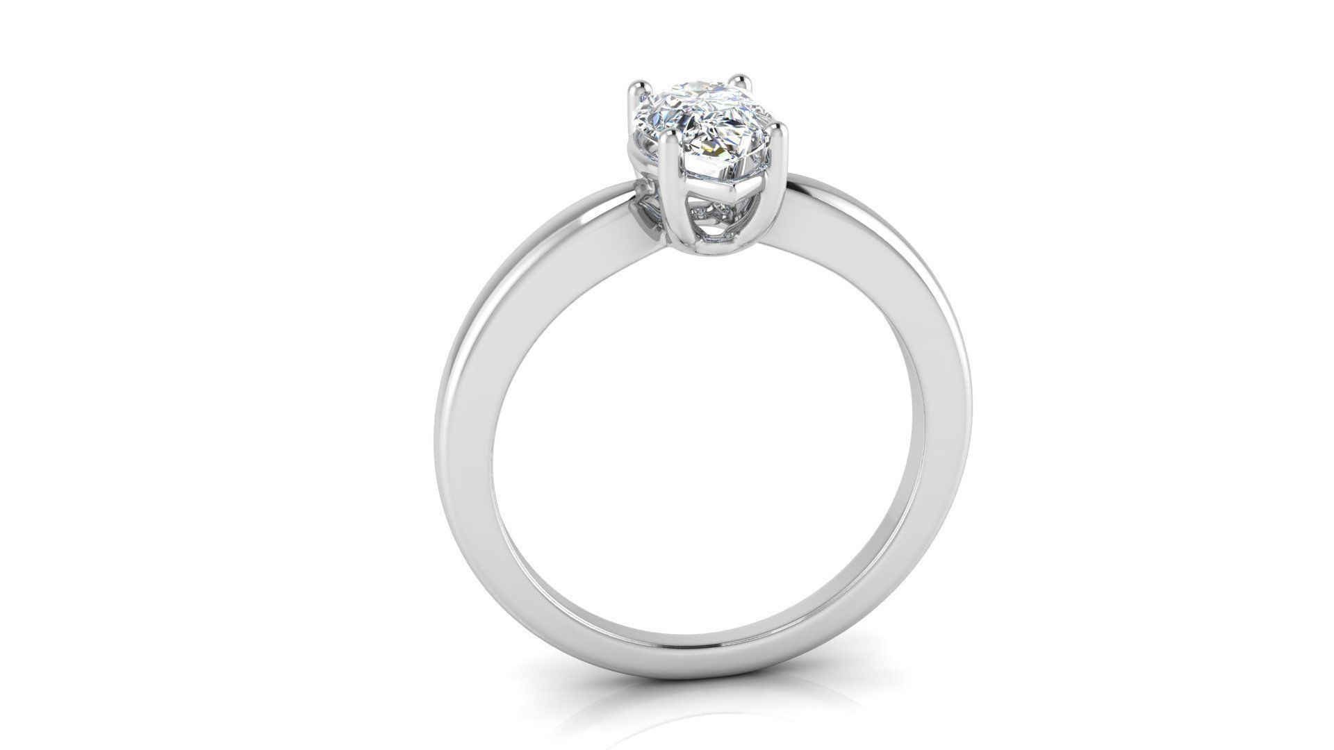 Diamond Jewelry Ring 3D print model_6