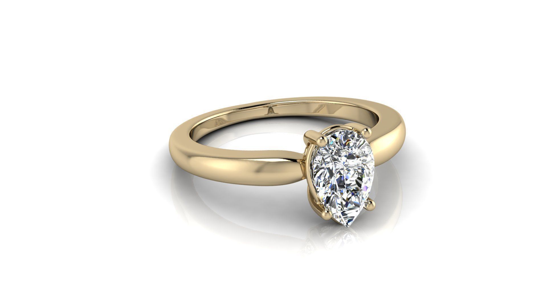 Diamond Jewelry Ring 3D print model_9