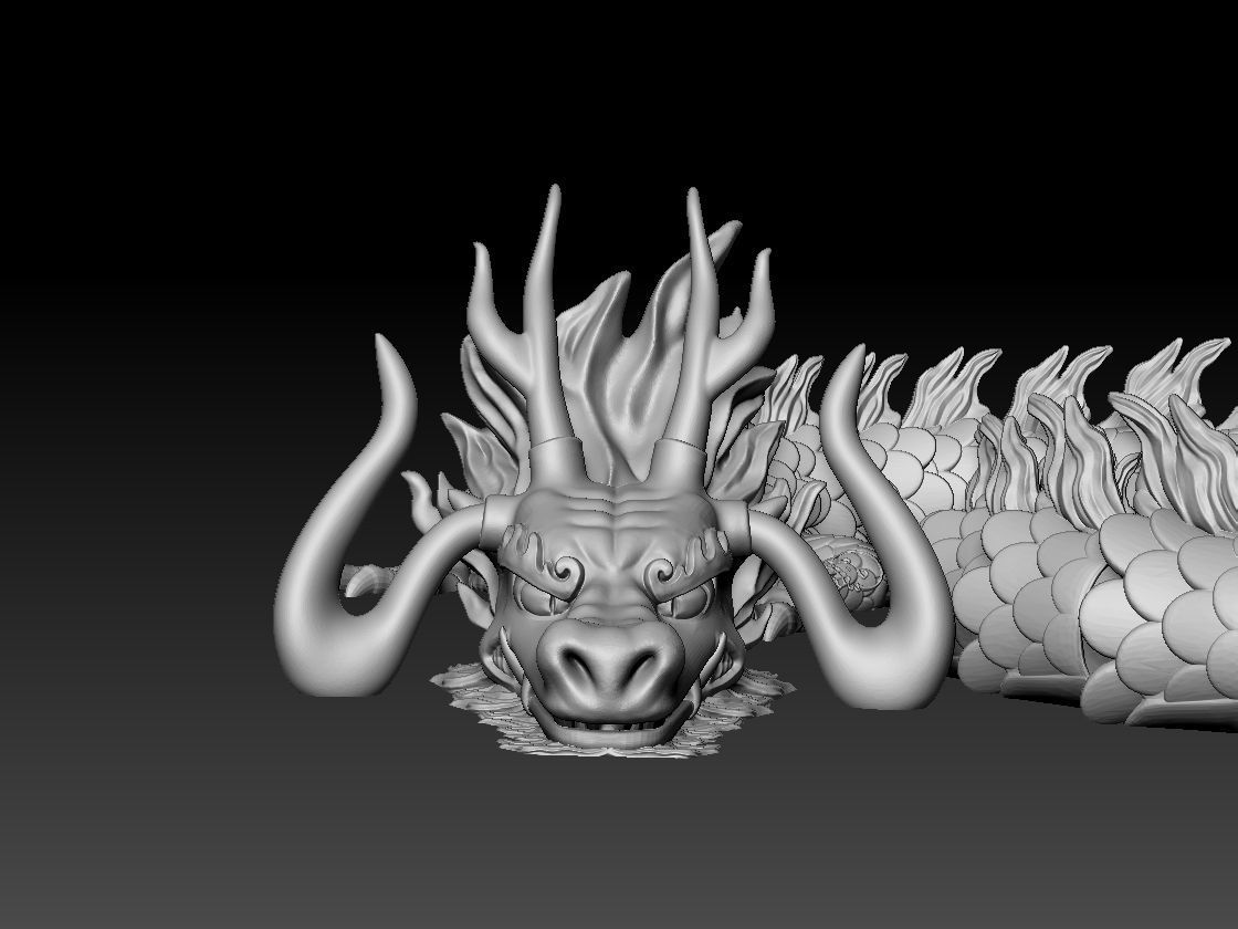 ARTICULATED DRAGON - KAIDO ONE PIECE 3D print model_10